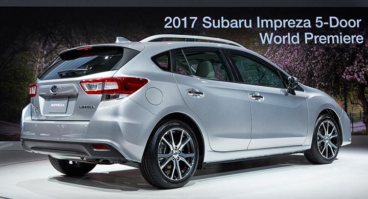 Subaru Impreza 2017 premiärvisad