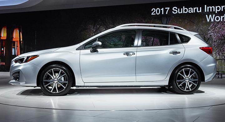 Subaru Impreza 2017 premiärvisad