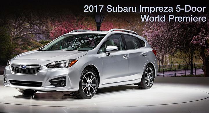 Subaru Impreza 2017 premiärvisad