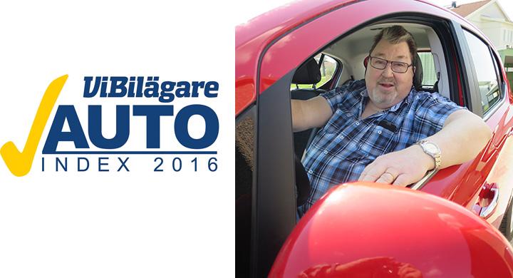 Bengt Danielssson svarade på bilfrågor i AutoIndex och vann ett av de utlottade resepresentkorten.