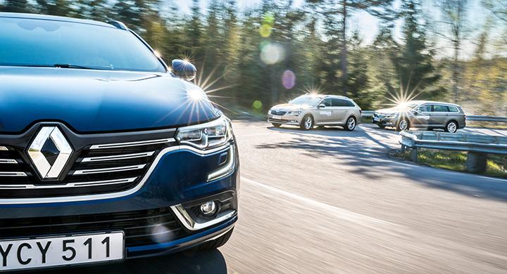 Ljustest: Renault Talisman, Skoda Superb, Volkswagen Passat (2016)
