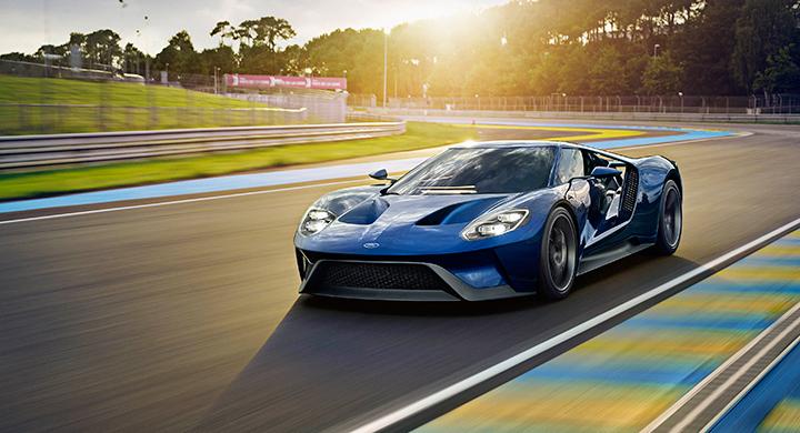 Fyra Ford GT till Sverige