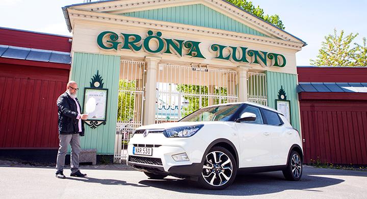 SsangYong Tivoli får inte heta så i Danmark där ett känt nöjesfält har skyddat namnet. Inga problem här dock.