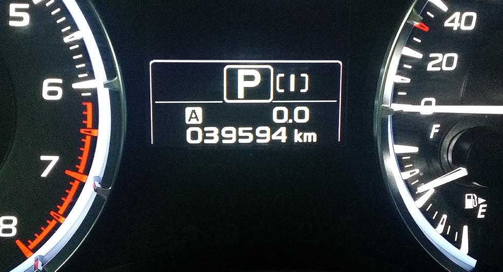 Det är inte långt kvar till 4 000 mil för långteststallets Subaru Levorg. Närmare bestämt 40,6 mil.