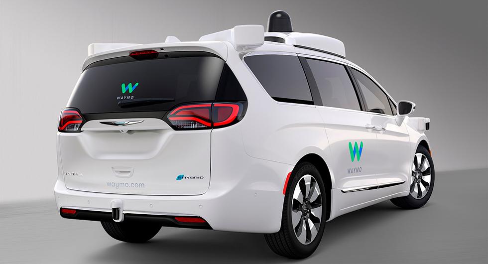 Waymo visar självkörande bil
