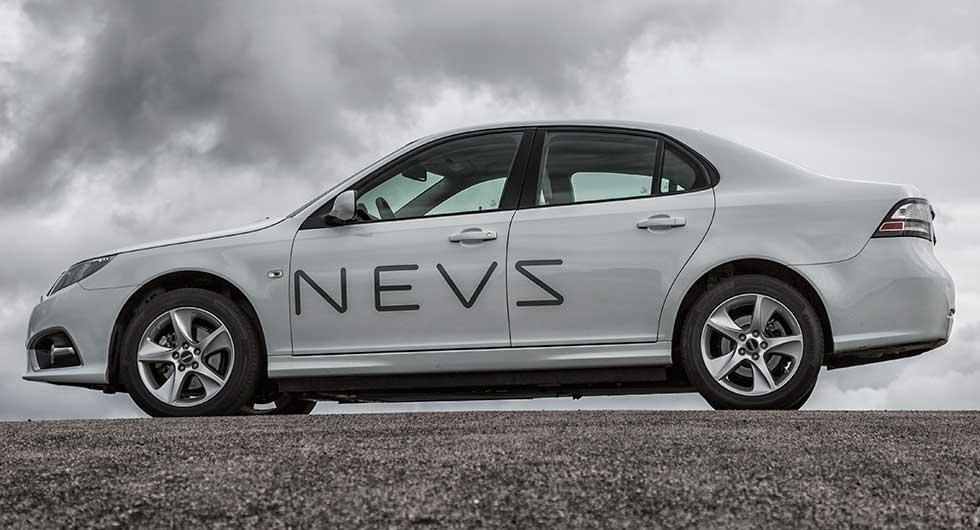 Elektriska bilen från Nevs baseras på Saab 9-3 och byggs i Kina. Räckvidden ska vara 25-30 mil.