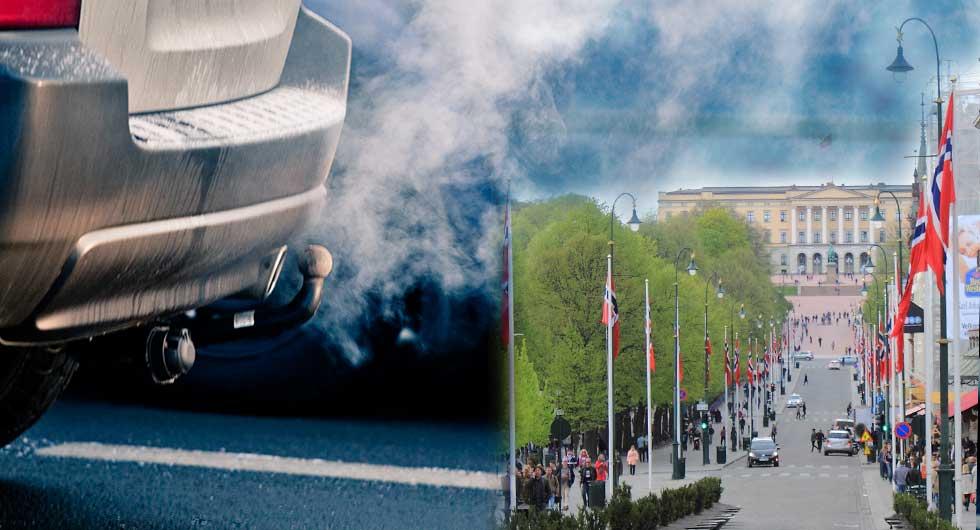 Det kalla vädret kombinerat med stillastående luft har ökat luftföroreningarna i Oslo.