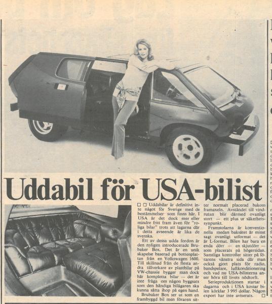 Det var då, 1972: Brubaker Box – vilken bubbla!