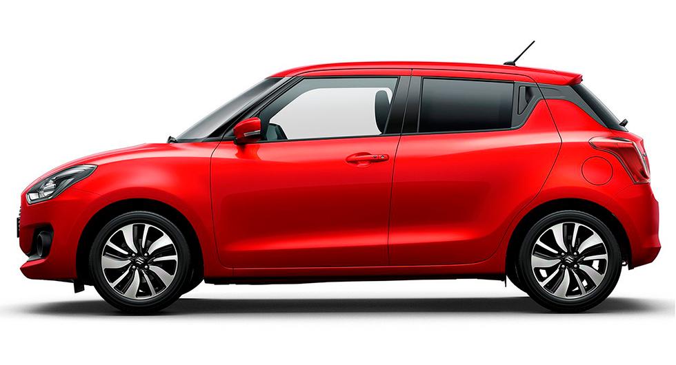 Nya Suzuki Swift smyger in