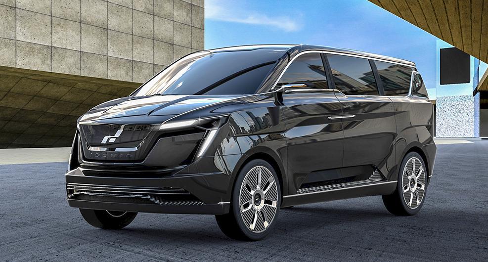 Iconiq Motors visade eldrivna modellen Seven på bilmässan i Shanghai.