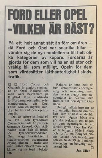 Det var då, 1972: Rekord mot Consul i klassisk fight