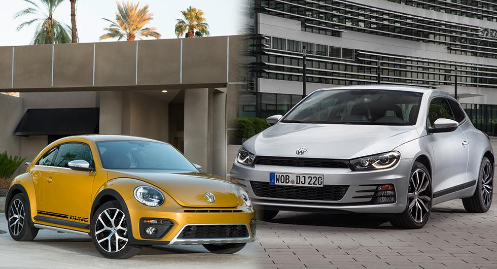 Försäljningen av Beetle och Scirocco går trögt. Nu funderar Volkswagen på att skrota modellerna.