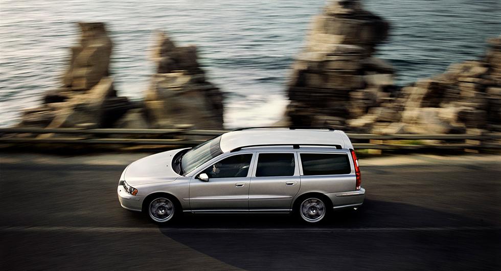 Vanligaste begbilen: Volvo V70.