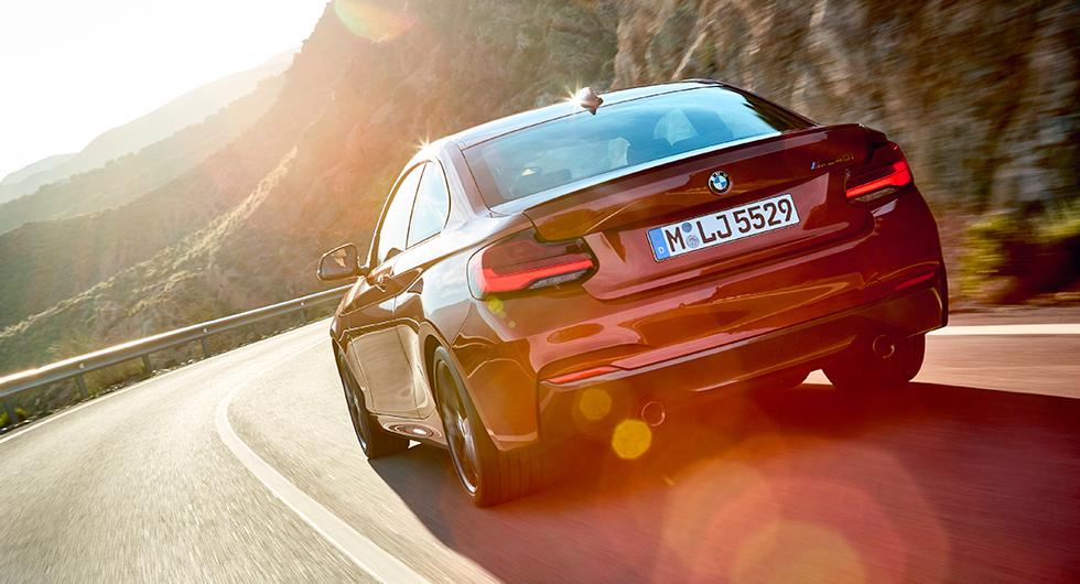 BMW 2-serie diskret lyft