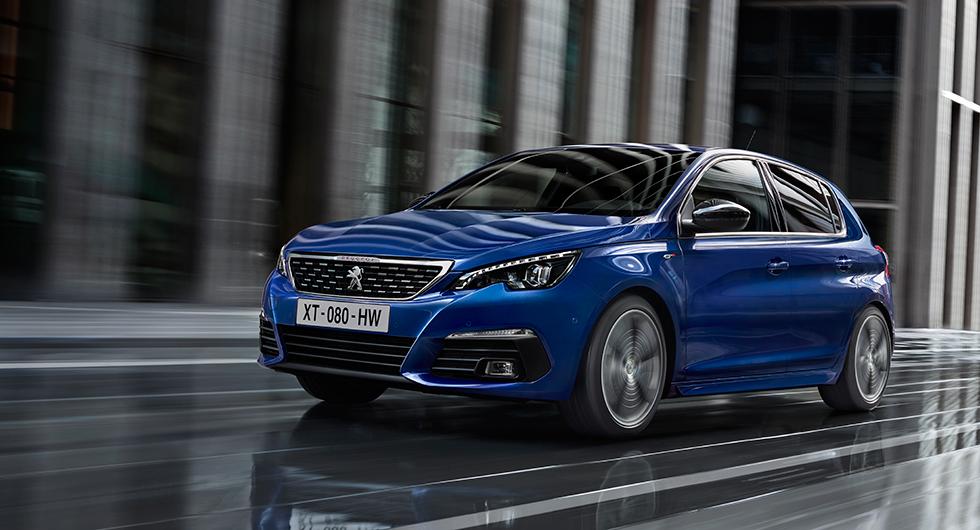 Nygrillat lejon på Peugeot 308