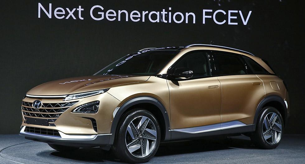 Hyundais nästan färdigdesignade vätgasbil.