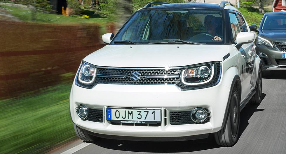 Som stadsjeep är Suzuki Ignis närmast perfekt. På landsväg funkar den inte alls lika bra.
