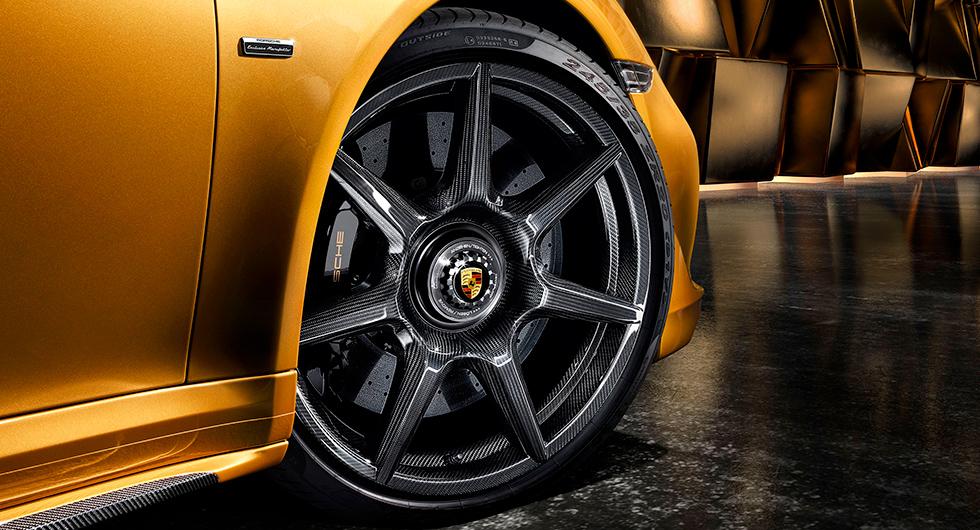 Porsche flätar fälgar
