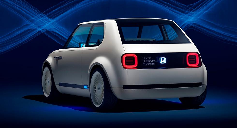 Urban EV eldriven citybil i retrostil