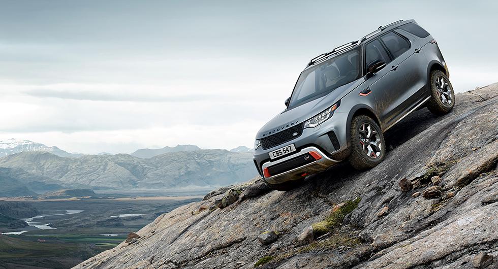 Discovery SVX liknas vid en bergsget