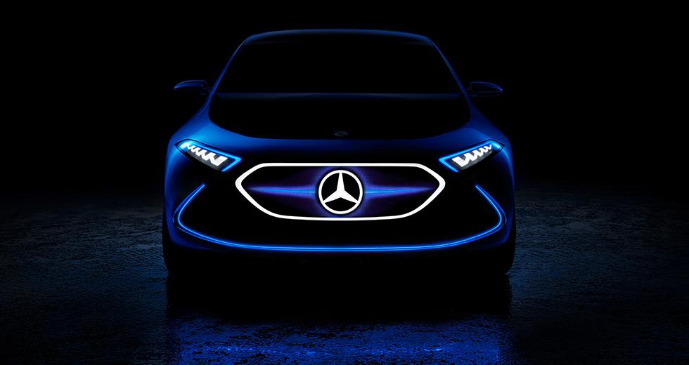 Mercedes visar kompakt elkoncept