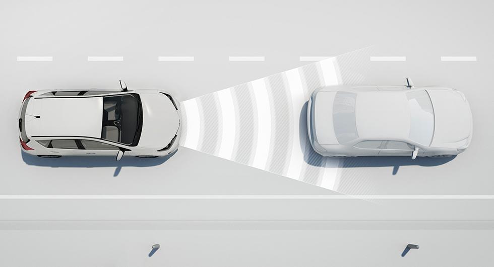 Autobroms stoppar 2 av 3 upphinnandekrockar