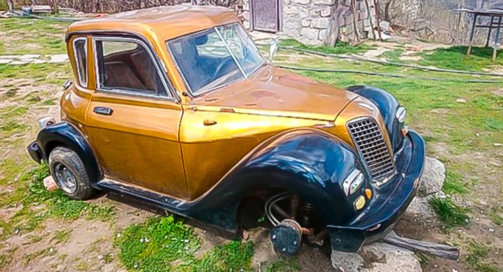 Frågeställaren såg den här skapelsen i Georgien och undrar vad det kan vara för bil.