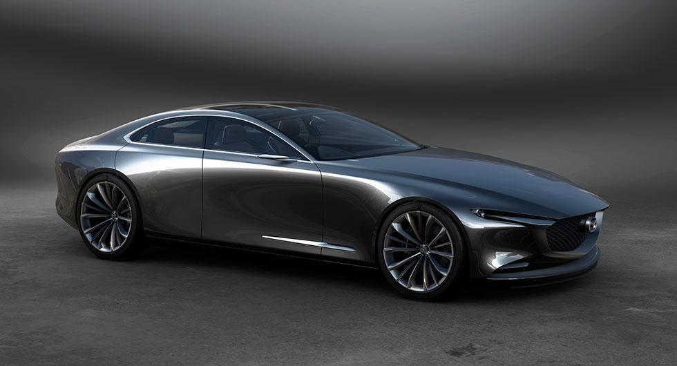 Mazda Vision Coupe blickar framåt