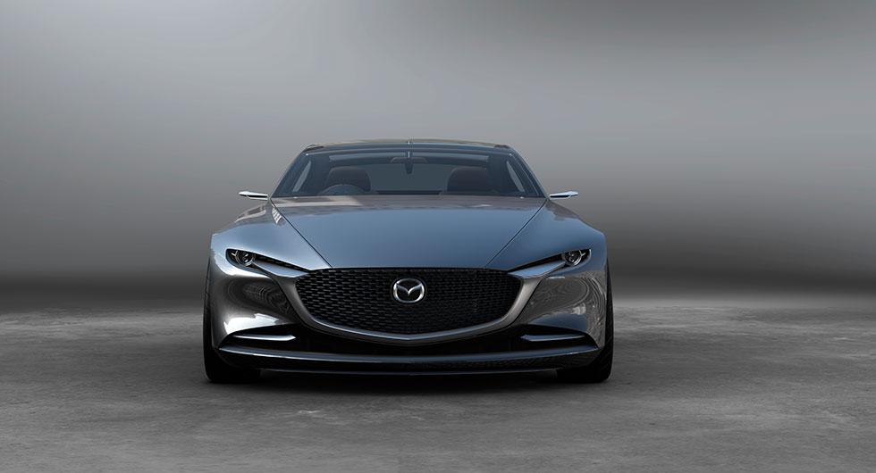 Mazda Vision Coupe blickar framåt