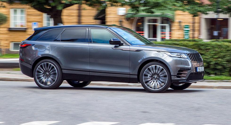 Velar – ja, bilen heter så – låter tveksamt på svenska men anspelar på den första prototypen av Range Rover från 1969.