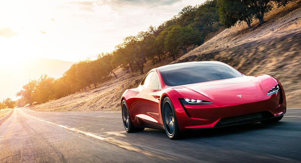 Teslas sportbil snabbast någonsin