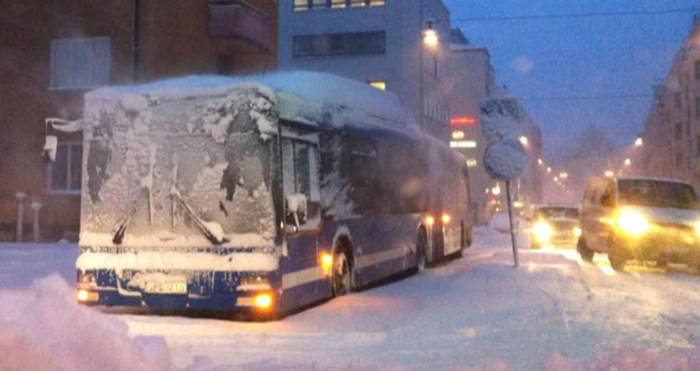 Varning för halkan