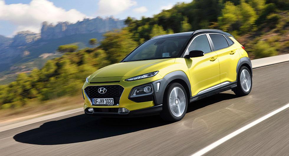 Hyundais designchef Peter Schreyer har tagit ut svängarna i designen av Kona.