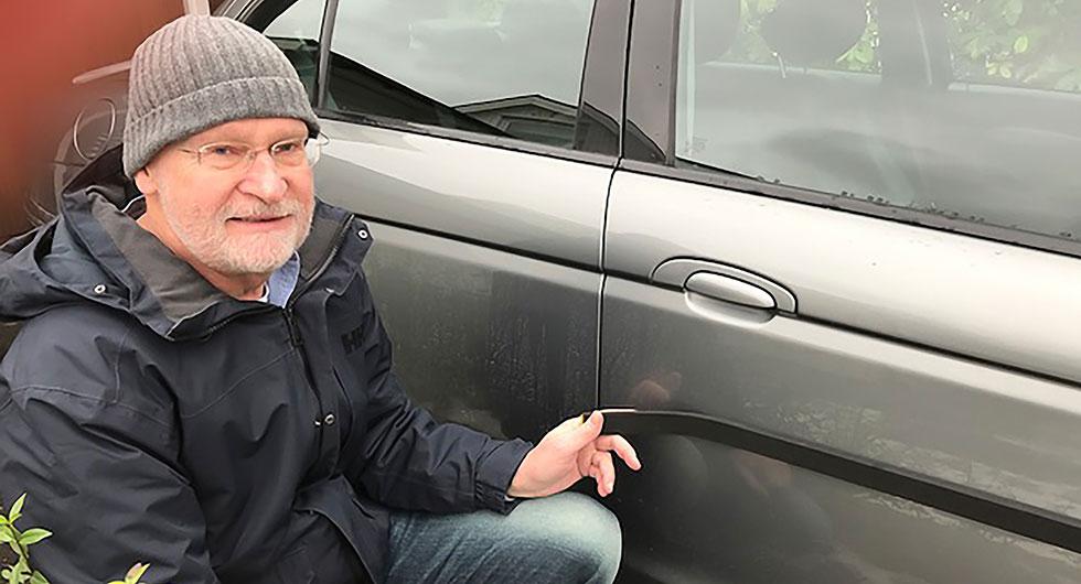 Anders Nidsjö har funnit en lösning på kundparkeringens gissel.