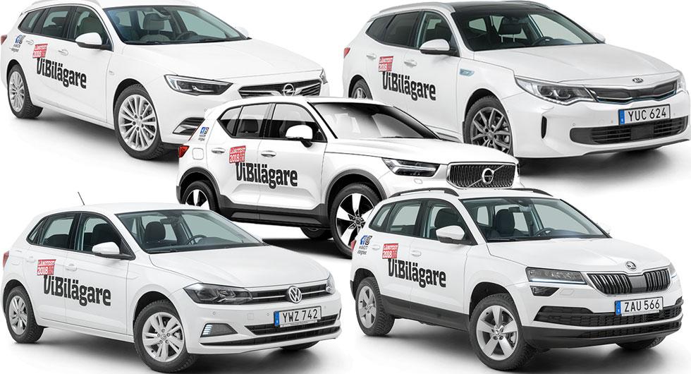 Här är Vi Bilägares långteststall 2018