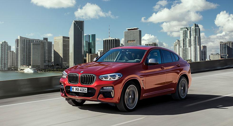 Ny BMW X4 i sommar