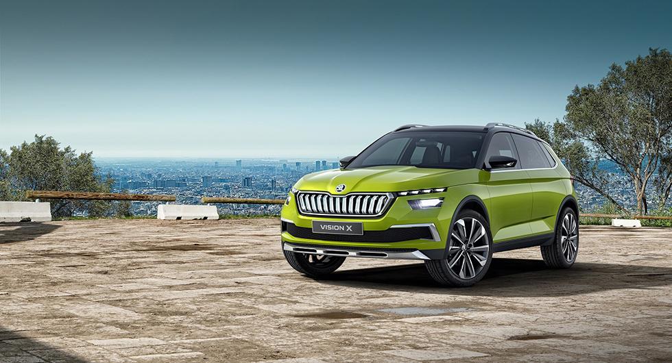 Här är gashybriden Skoda Vision X