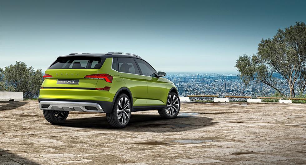 Här är gashybriden Skoda Vision X