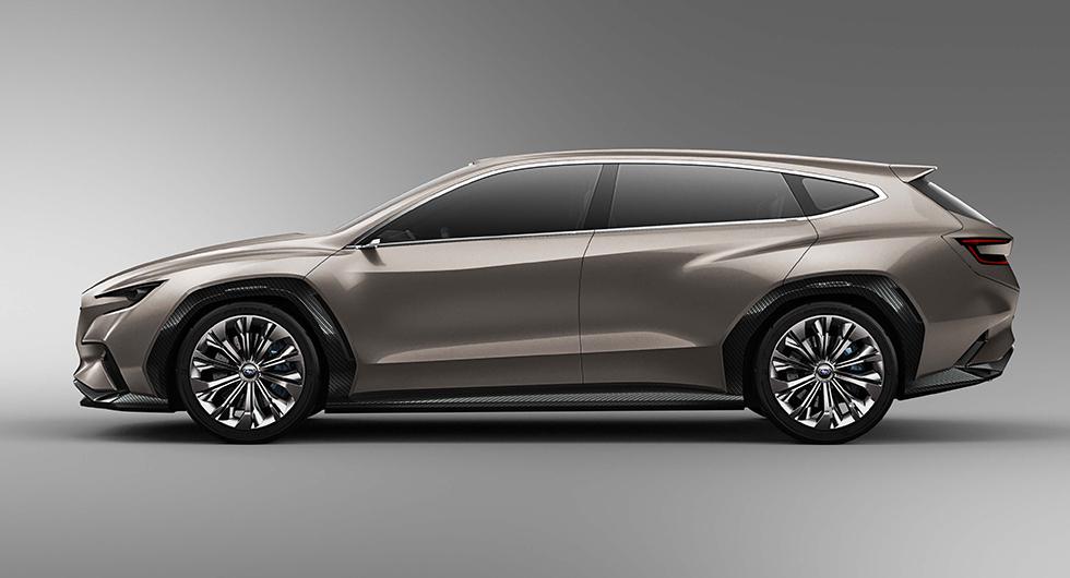 Subarus sportiga framtidskombi