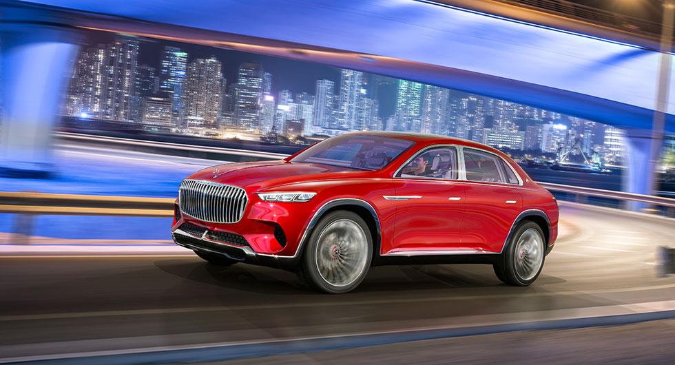 Elsuv från Maybach har inbyggd tekanna