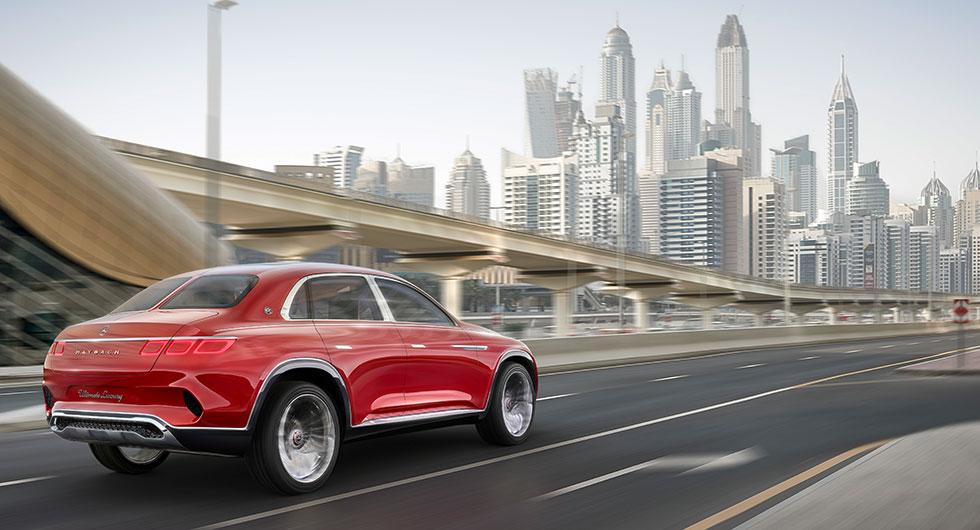 Elsuv från Maybach har inbyggd tekanna