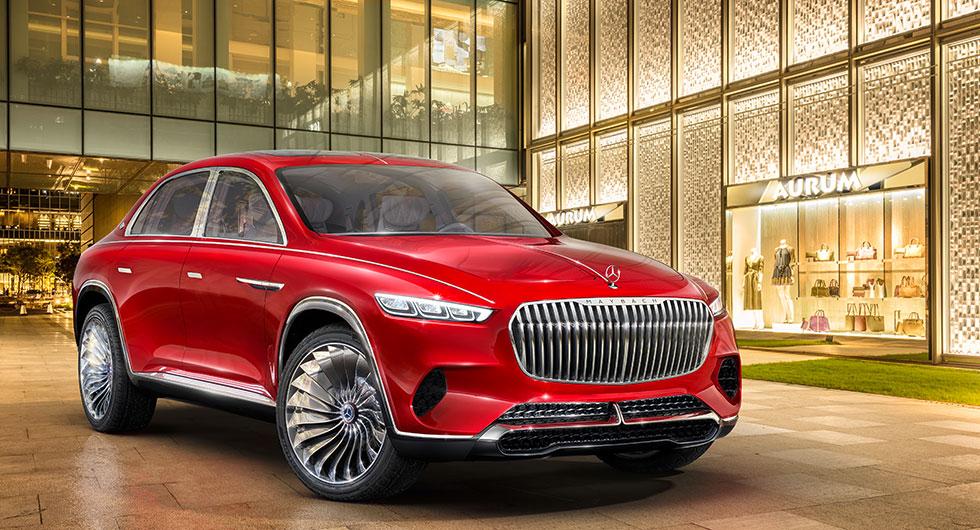 Elsuv från Maybach har inbyggd tekanna