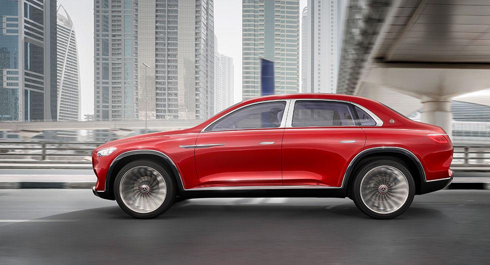 Elsuv från Maybach har inbyggd tekanna