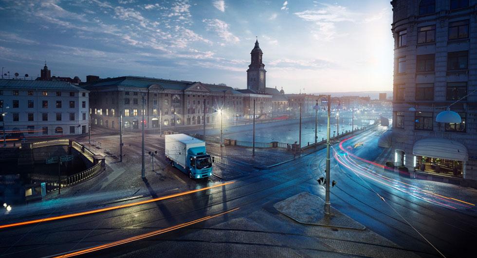 Volvos första eldrivna lastbil