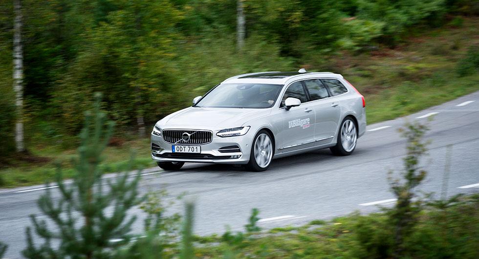 Volvo V90 blev tillsammans med S90 vanligast förekommande bland mars månads registreringar av nya bilar.