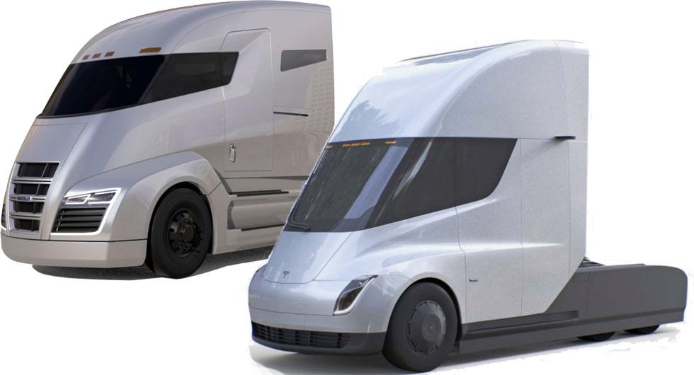 Nikola stämmer Tesla för snarlik design