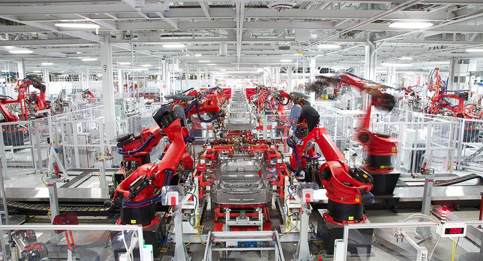 Tesla pausar bygget av Model 3