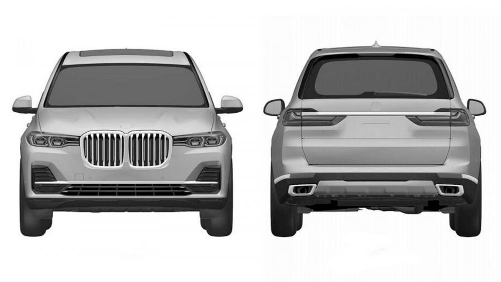 Patentbilder på BMW X7