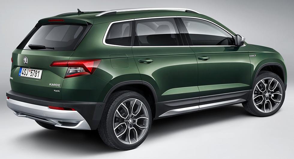 Nya, robusta Skoda Karoq Scout