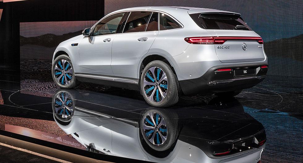 Mercedes EQC går 40 mil på el